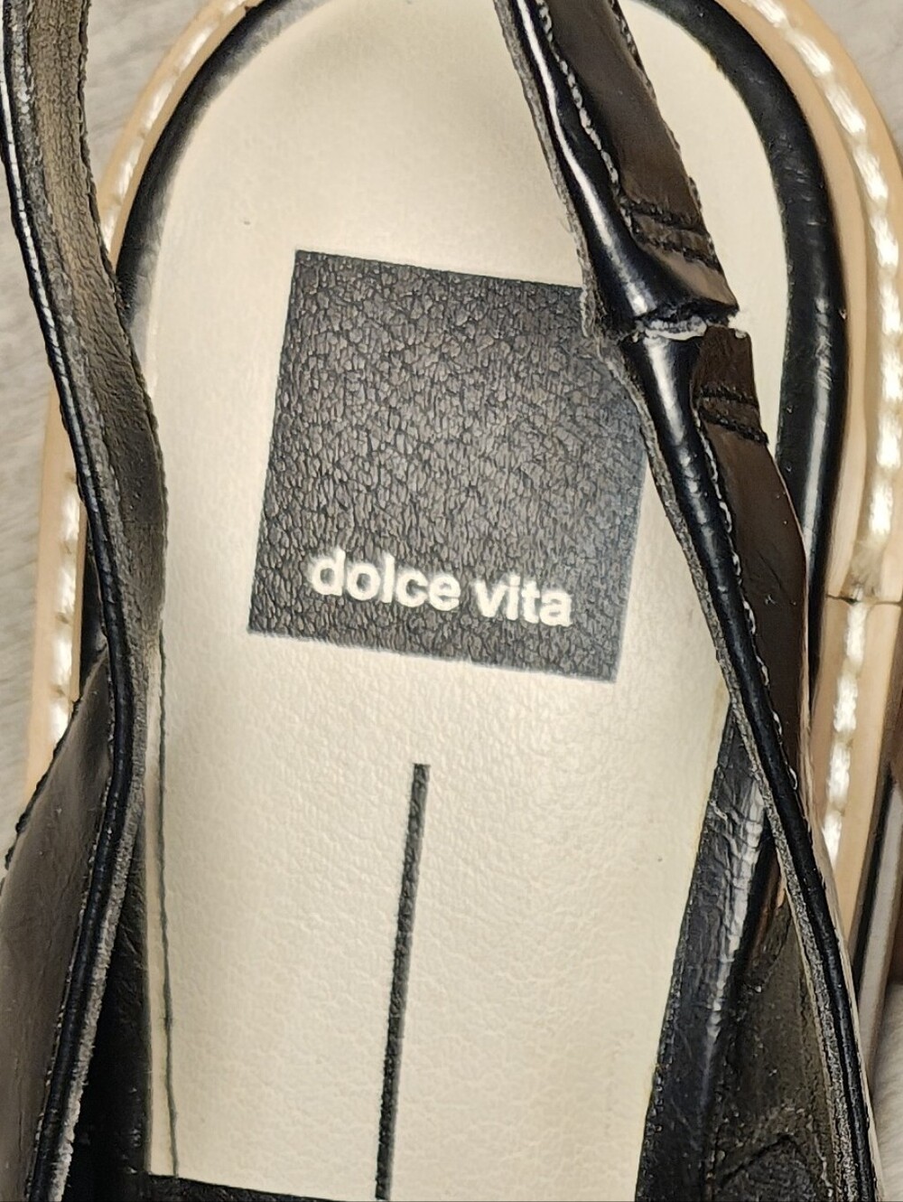 Dolce Vita Hattie Slingback Block Heel Loafer in Black Stella. - Picture 13 of 14